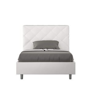 Letto Singolo rivestito in Similpelle – PRIYA