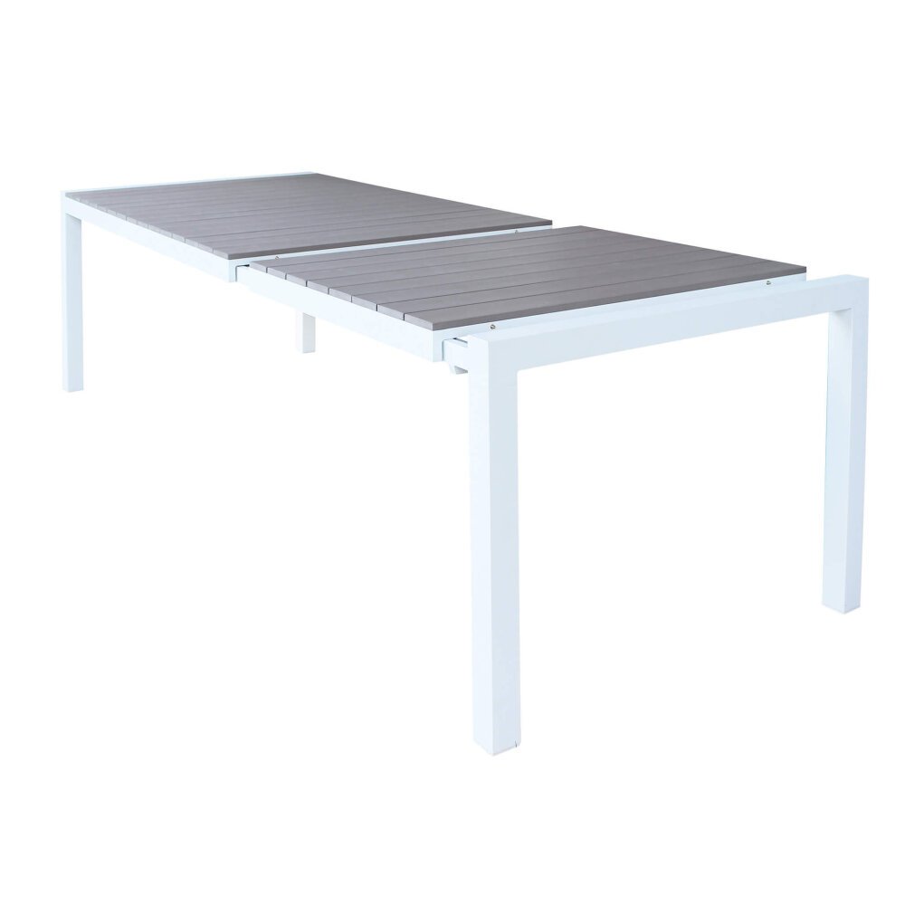 RED – set tavolo da giardino con sedie in alluminio cm 162/242x100x74 h