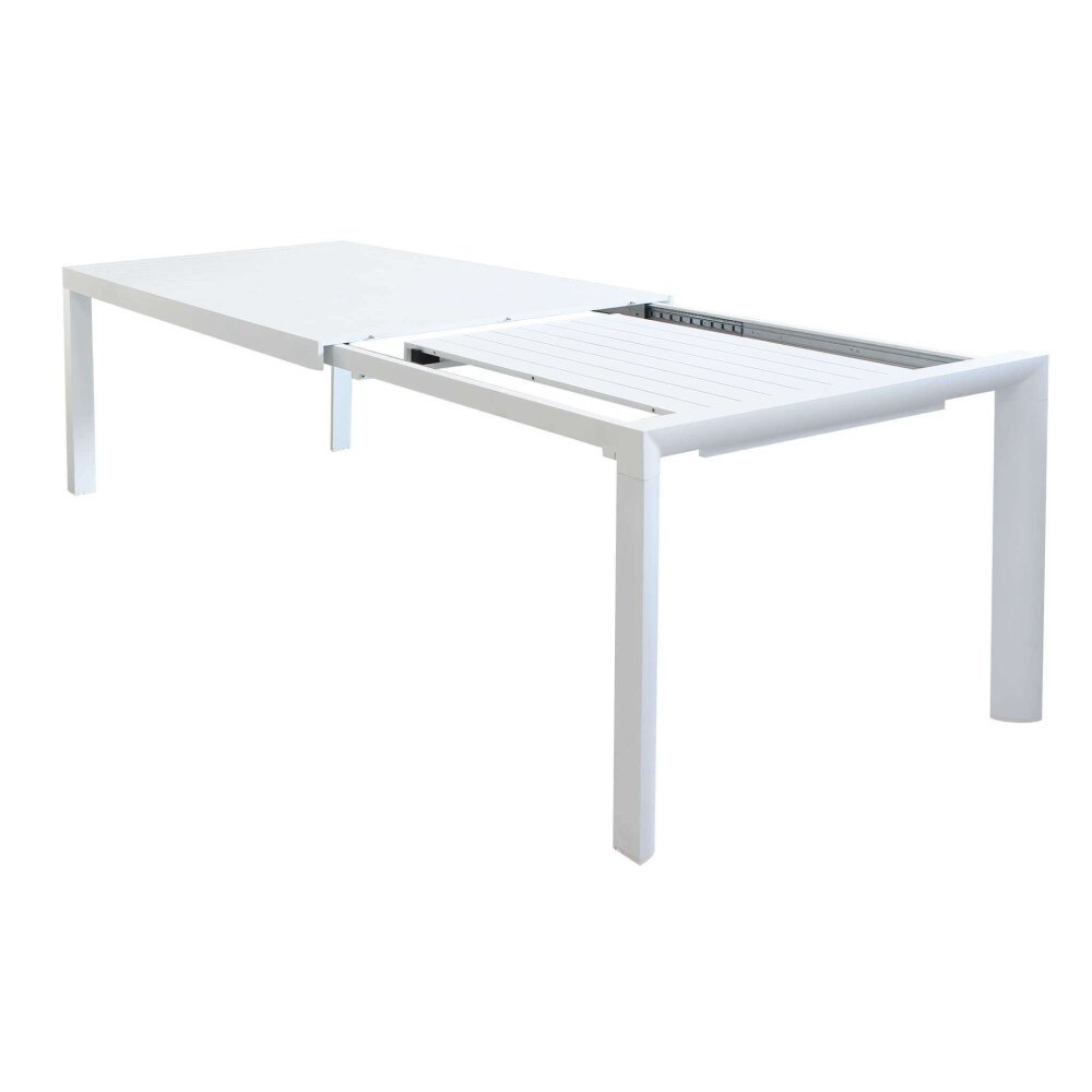 MIKE – set tavolo da giardino con sedie in alluminio cm 180/240x100x75 h