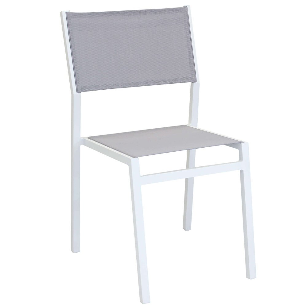 MIKE – set tavolo da giardino con sedie in alluminio cm 180/240x100x75 h