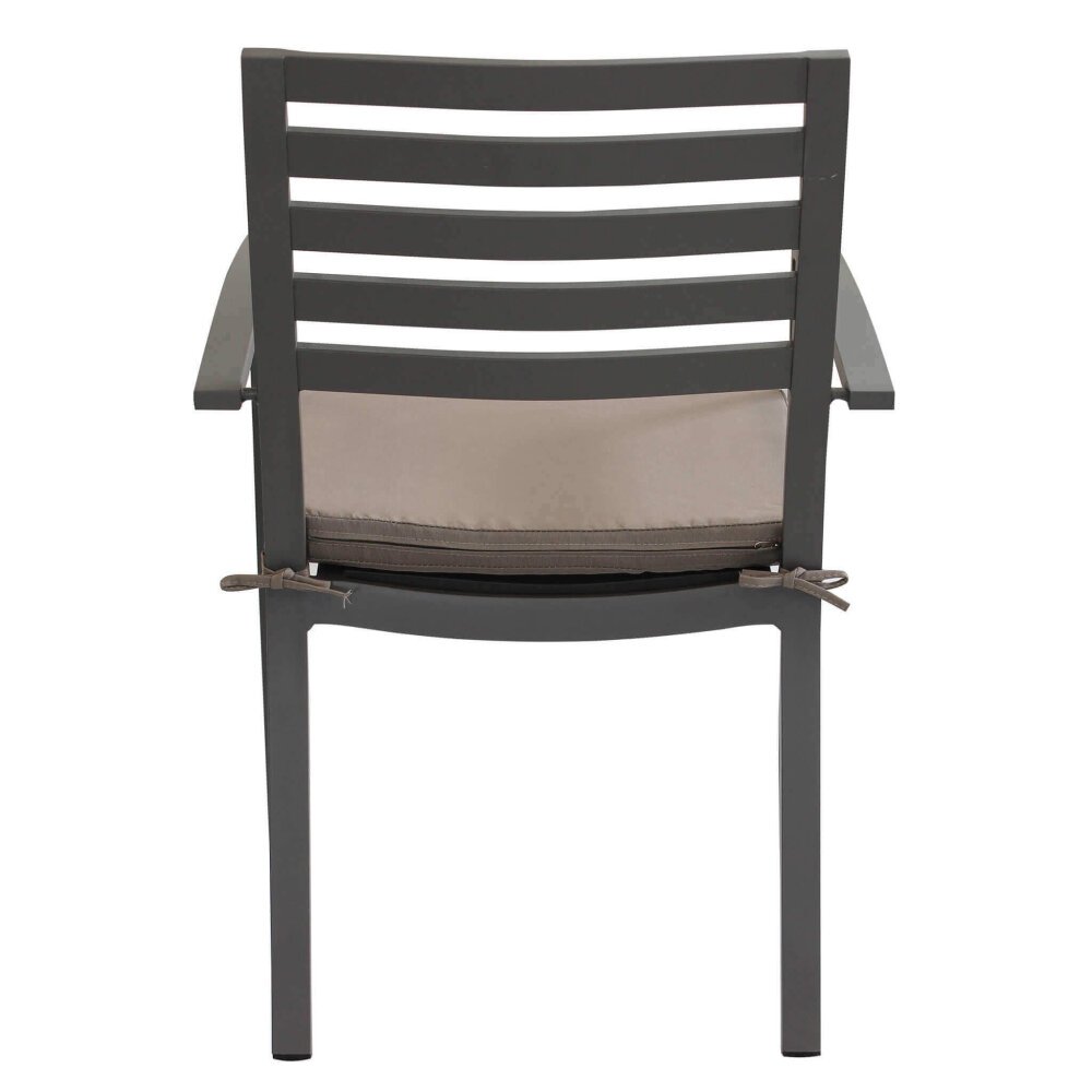 MIKE – set tavolo da giardino con sedie in alluminio cm 180/240x100x75 h
