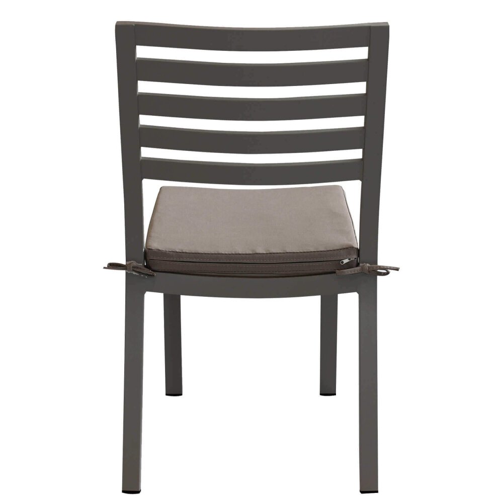 MIKE – set tavolo da giardino con sedie in alluminio cm 180/240x100x75 h