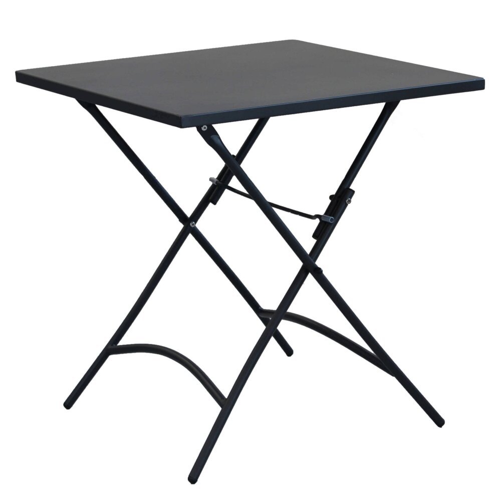 LUCKY – set tavolo da giardino con sedie pieghevole salvaspazio 70×70
