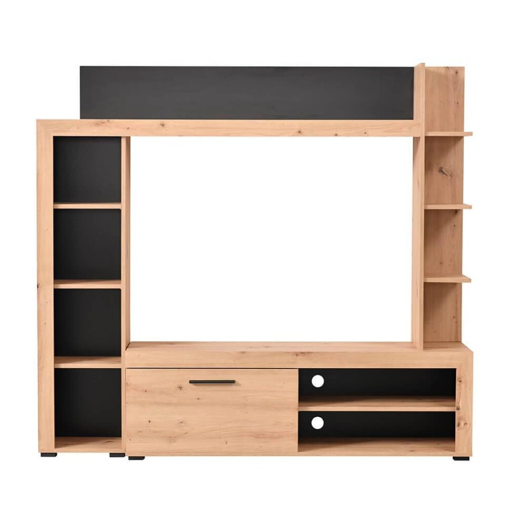 parete attrezzata moderna cm 172,5 x 33 x 157,5 h – ZENWOOD