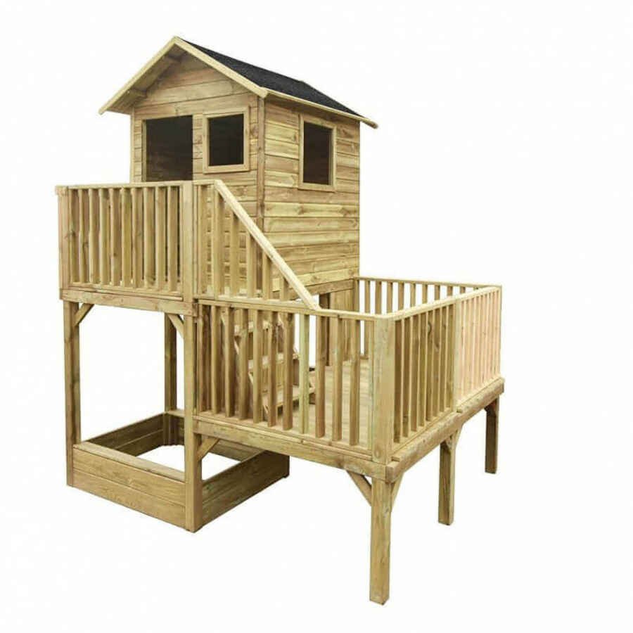 Casetta per bambini in Legno cm 176x176x273 – VERO