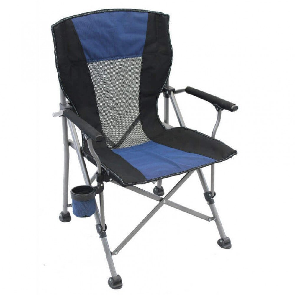 Sgabello da Spiaggia e Campeggio Pieghevole in Acciaio,Oxford cm 52x64x88 – GREGG