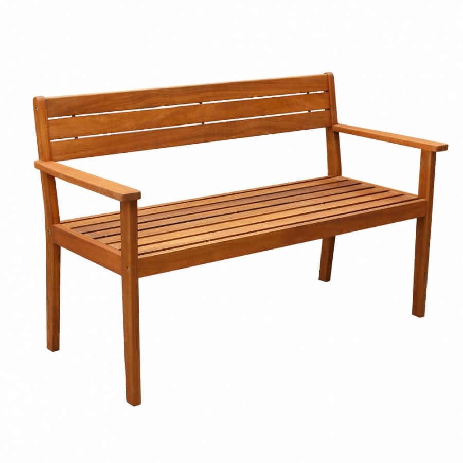 Panchina da Giardino 2 posti in Acacia cm 135x59x85 – HENDERSON