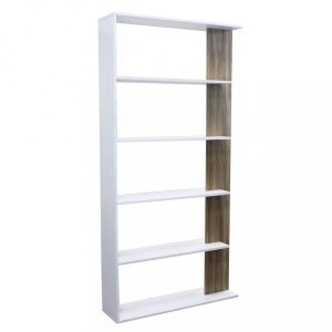 Libreria Moderna di Design in Truciolare cm 90×23,5×180 – SCAF