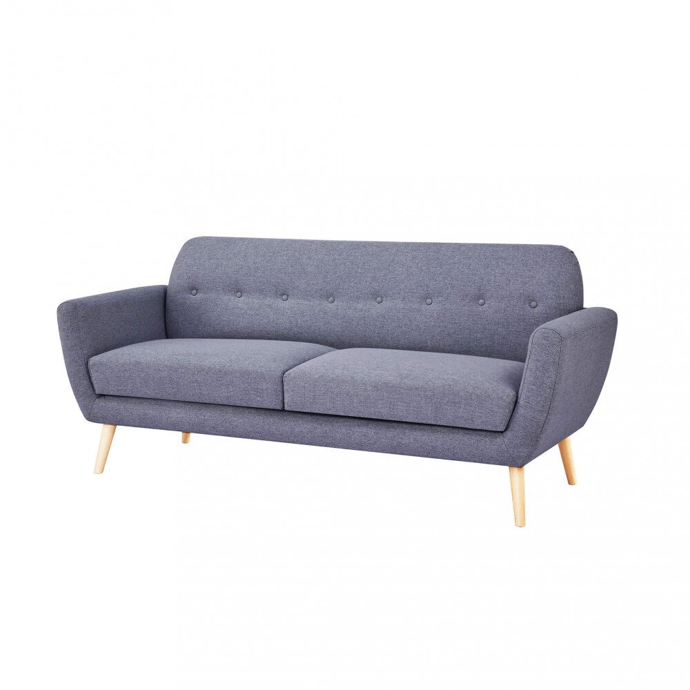 Divano tre posti Scandinavo in Tessuto cm 193x79x86 – SILENTE