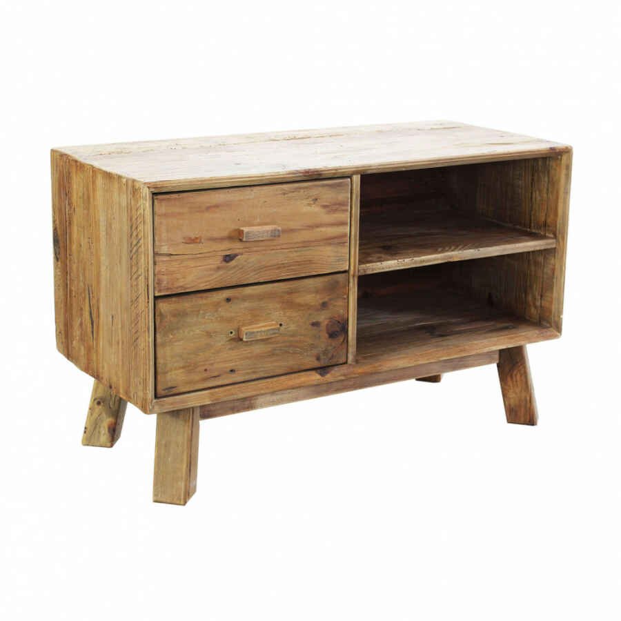 Comodino in Pino riciclato cm 90x40x55 – PINE