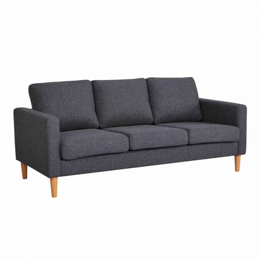 Divano 3 posti Scandinavo in Tessuto cm 177x73x82 – MANU