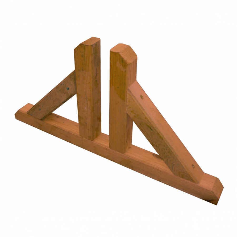 Piedino doppio sostegno griglia in Legno cm 60x30x4,5 – KORY