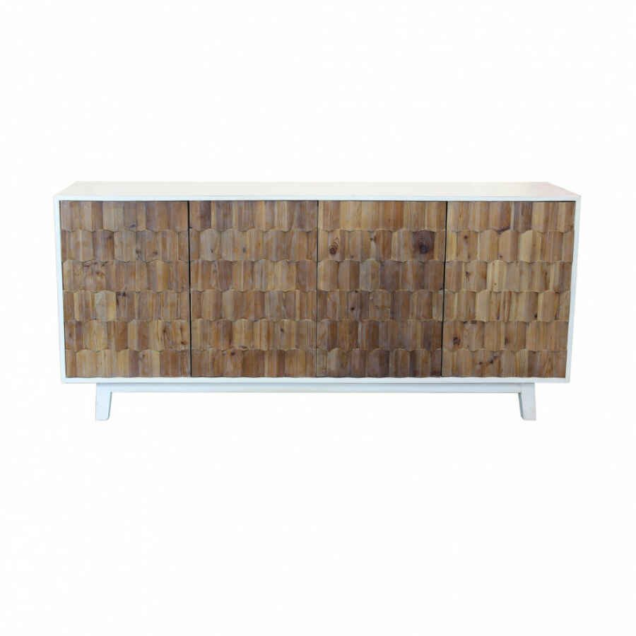 Madia Moderna con decoro in Legno cm 180x45x80 – JAMAR