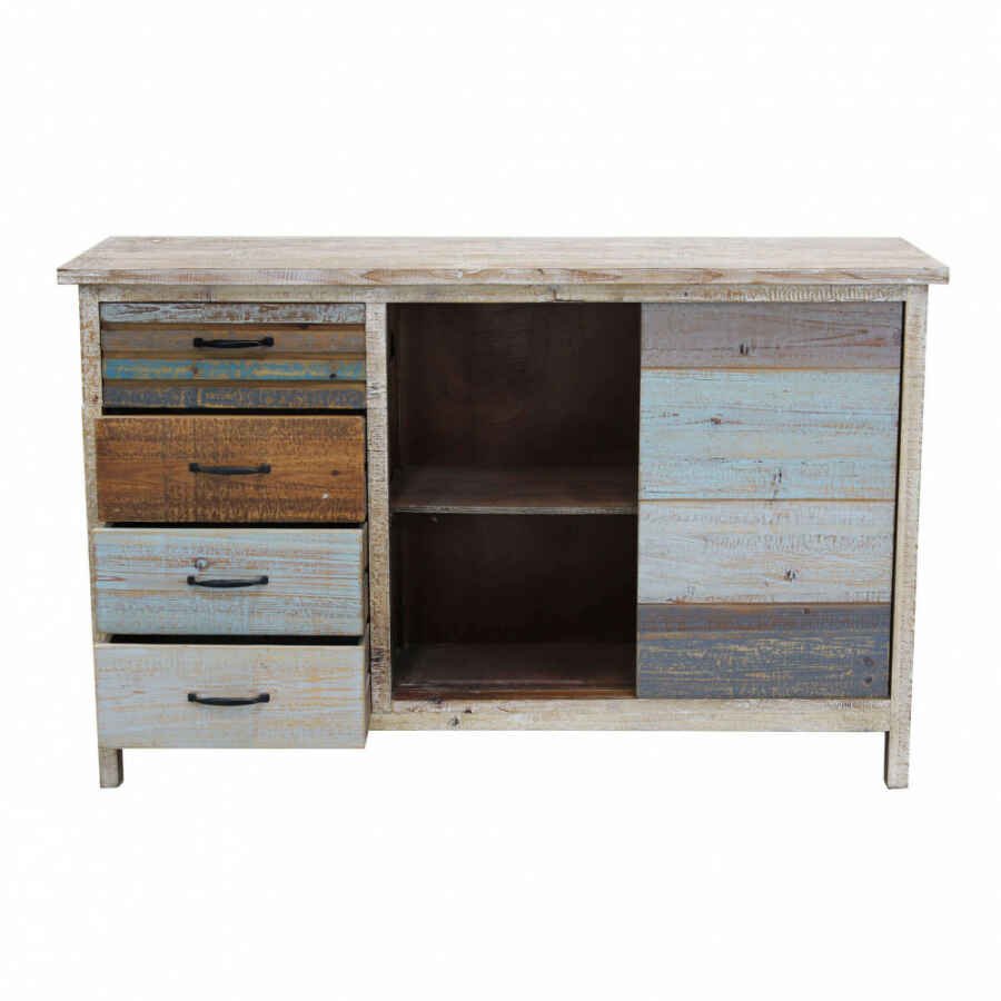 Credenza colorato in Legno cm 140x40x82 – FREDDY