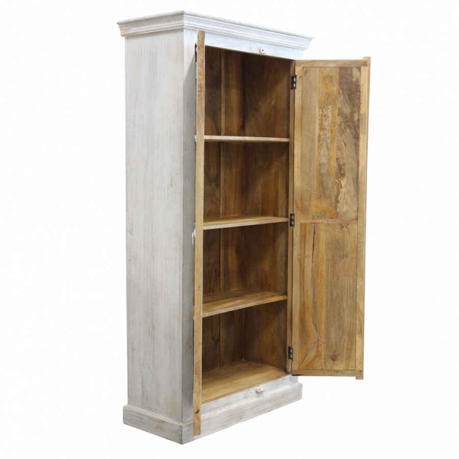 Armadio bianco in Legno cm 90x40x180 – MILLARD