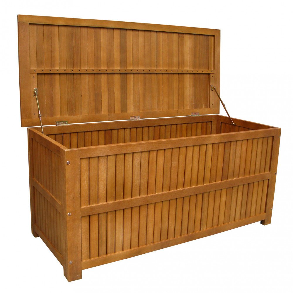 Baule porta cuscini da Giardino in Legno,Acacia cm 130x55x59 – COOPER