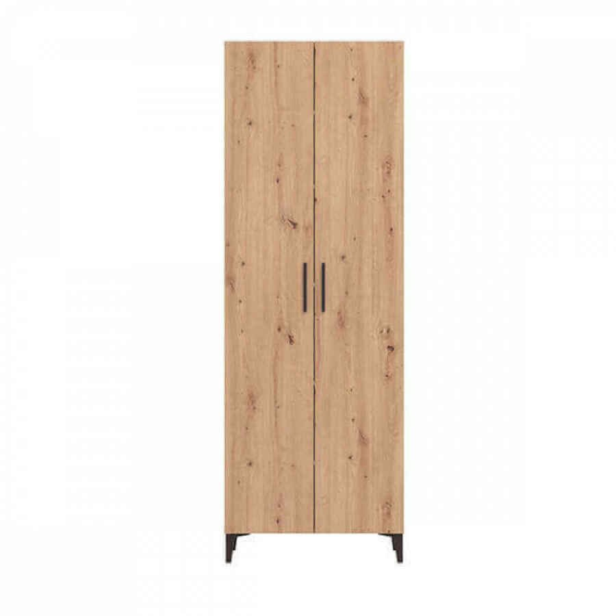 armadio due ante moderno minimal in legno cm 67,4 x 34,8 x 195 h – JOSE