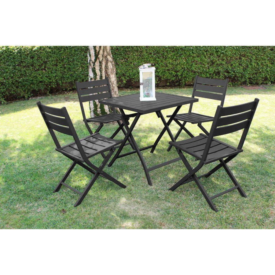 Sedia da Giardino Pieghevole Salvaspazio in Alluminio cm 58x46x85 – DANIEL