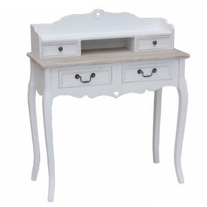 Scrittoio con 4 cassetti shabby chic 87×38 – WIL