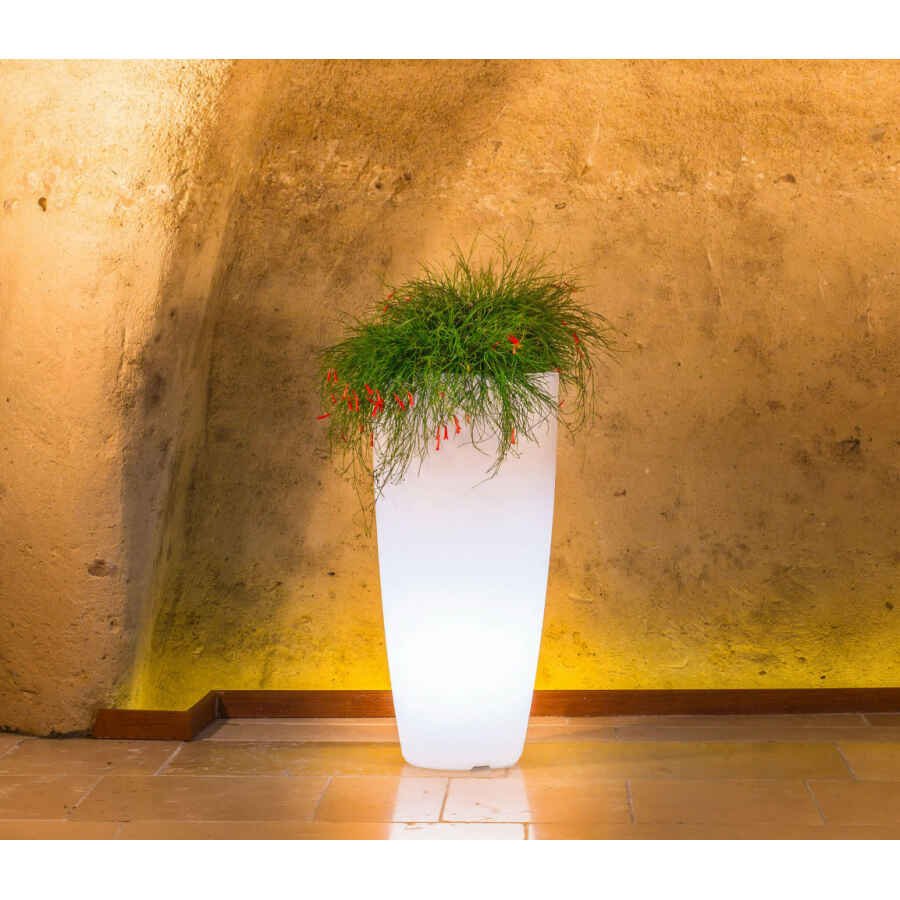 Vaso luminoso in Polipropilene cm 40x40x90 – LUCIUS