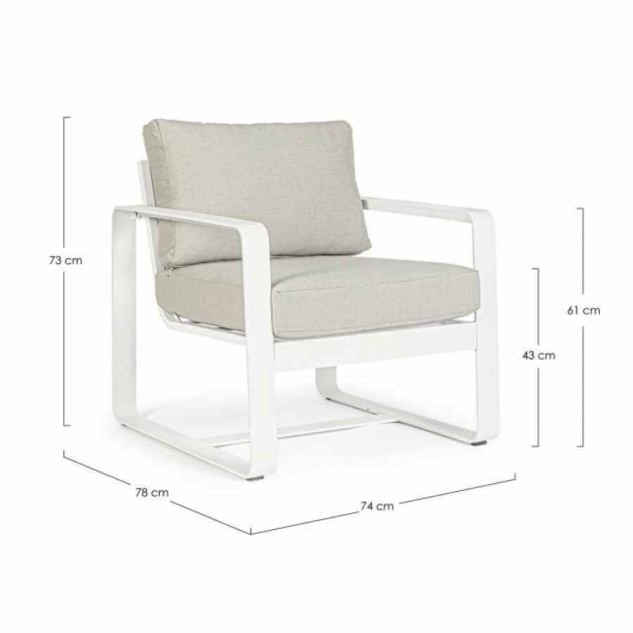 Poltrona da giardino con cuscini (2 Pezzi) – MERRIGAN