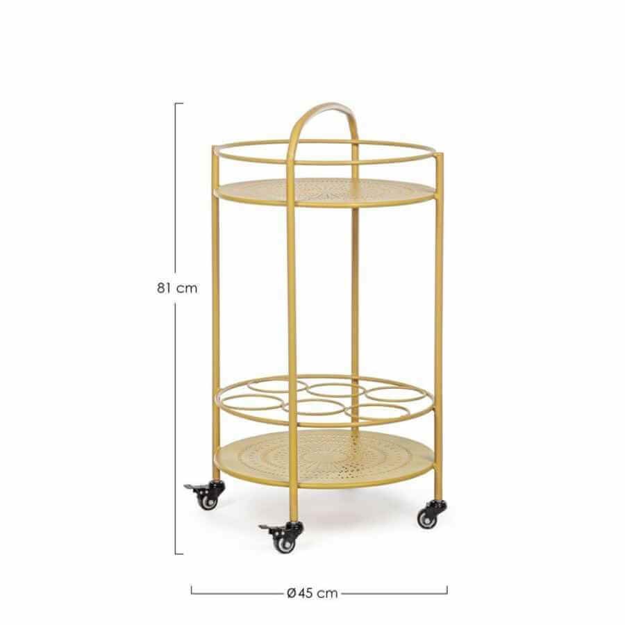 Carrello con porta Bottiglie – BURTON