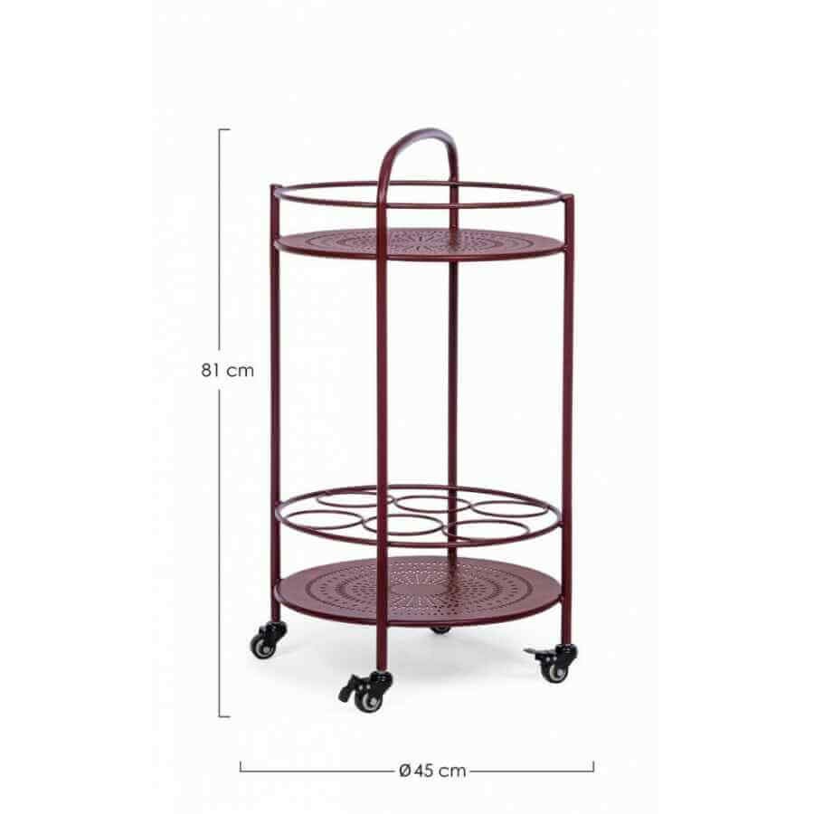 Carrello con porta Bottiglie – BURTON