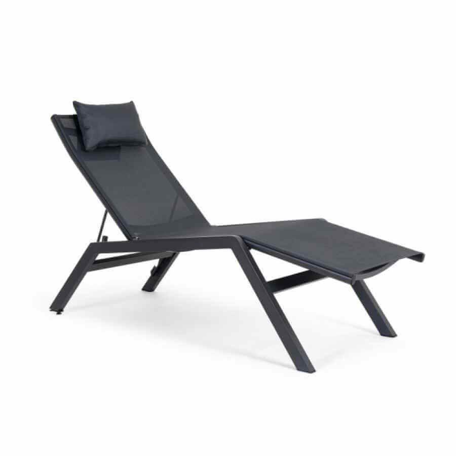 Chaise Longue da Giardino con Poggiapiedi – KRION