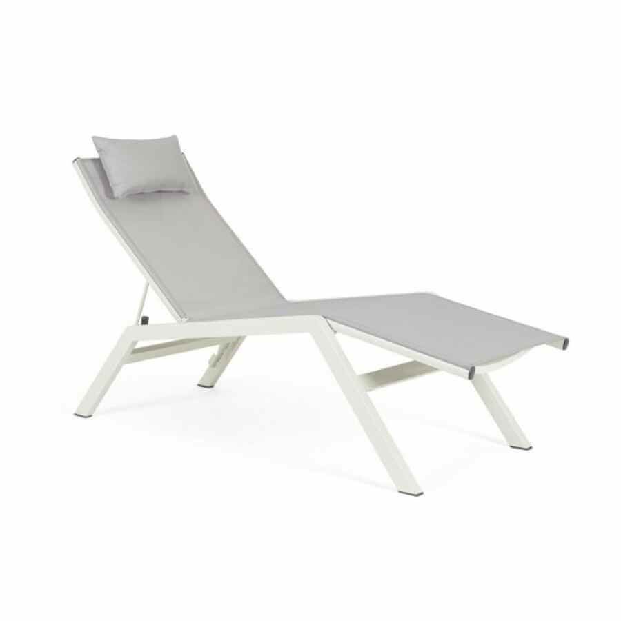 Chaise Longue da Giardino con Poggiapiedi – KRION