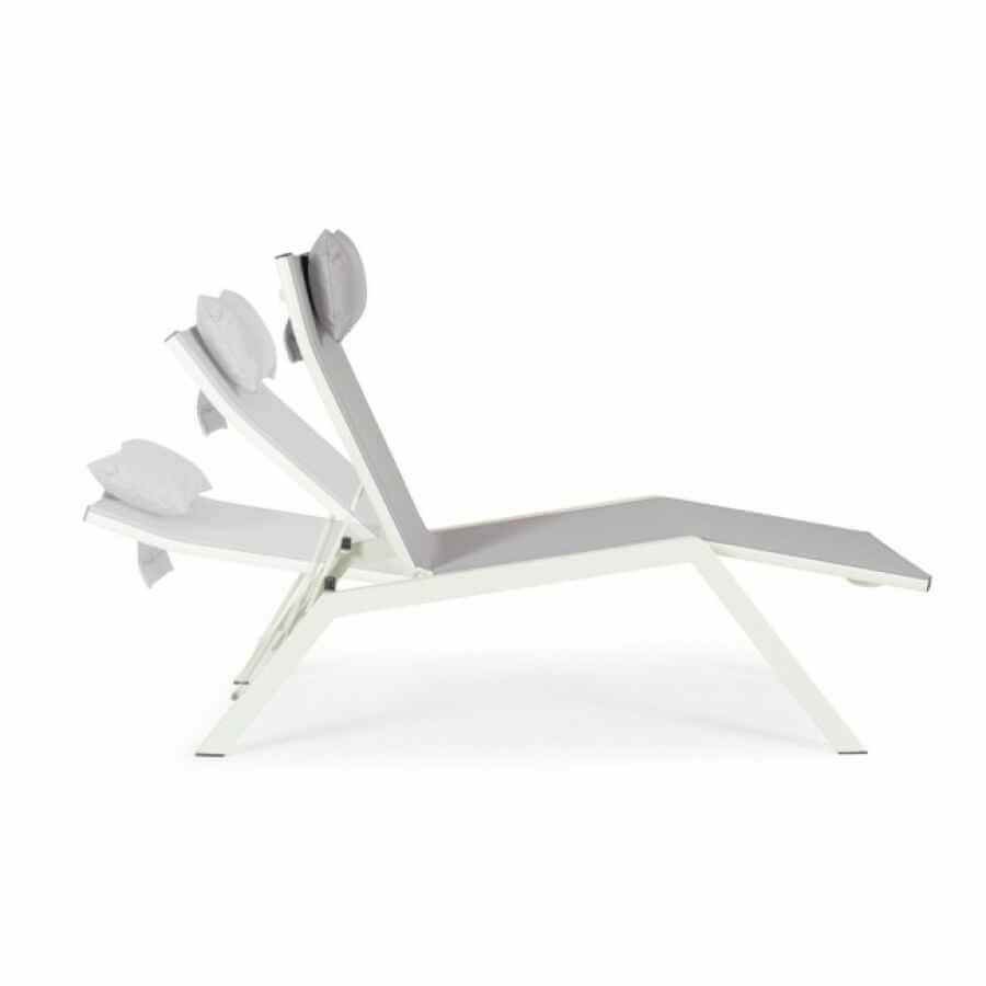 Chaise Longue da Giardino con Poggiapiedi – KRION