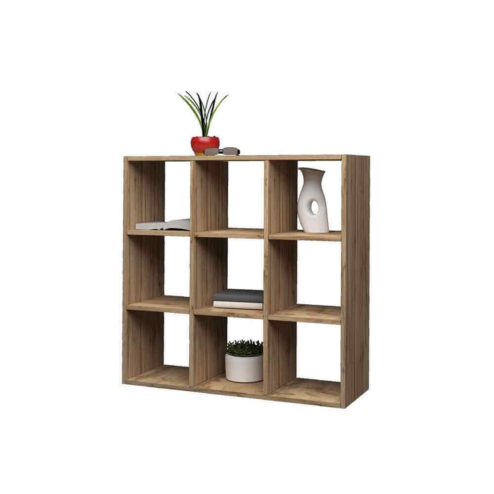 Libreria Moderna per Soggiorno 90x25x90cm – ECHO