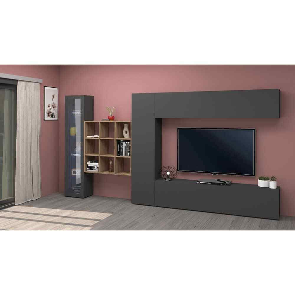 Libreria Moderna per Soggiorno 90x25x90cm – ECHO