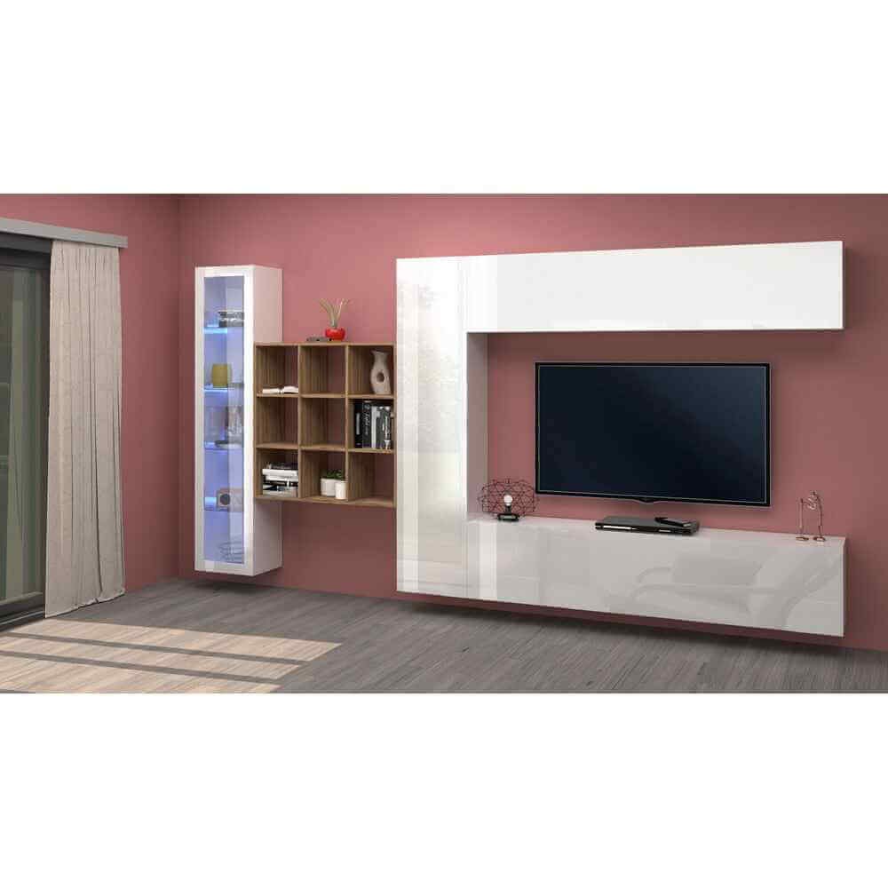 Libreria Moderna per Soggiorno 90x25x90cm – ECHO