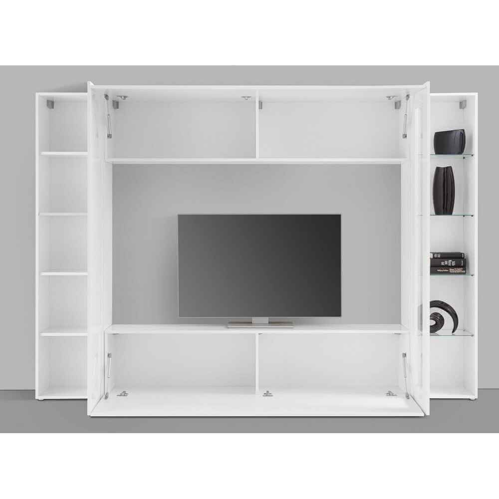 Parete Attrezzata Moderna per Soggiorno 260x30x180cm – ECHO