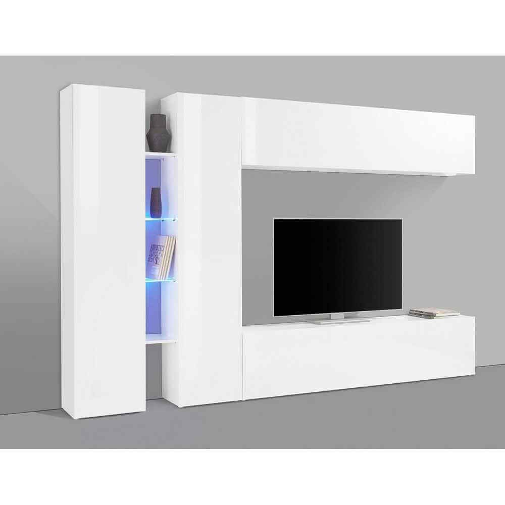 Parete Attrezzata Moderna per Soggiorno 280x30x180cm – ECHO