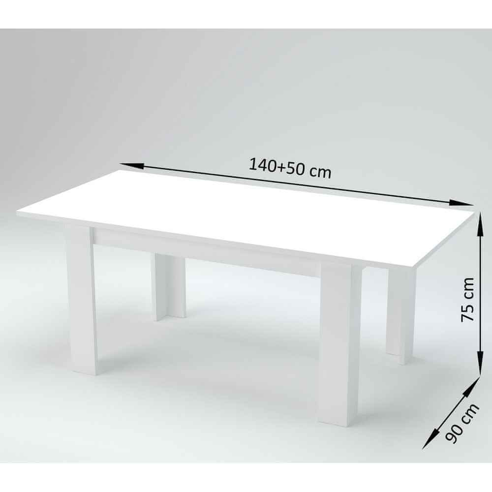 Tavolo Da Pranzo Allungabile Moderno 140/190x90x75cm – LYRA