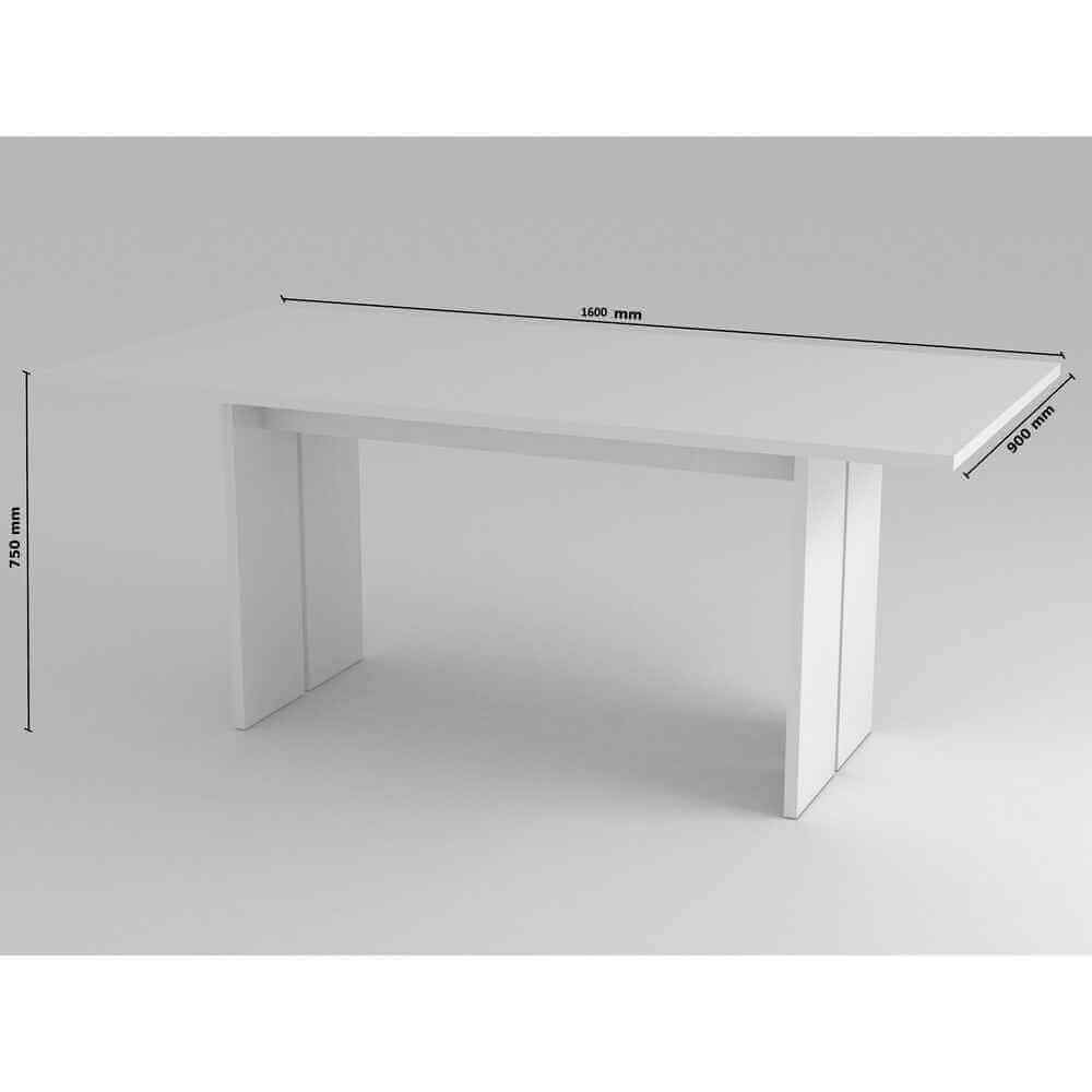 Tavolo Da Pranzo Allungabile Moderno 160/90/75cm – ANDROMEDA