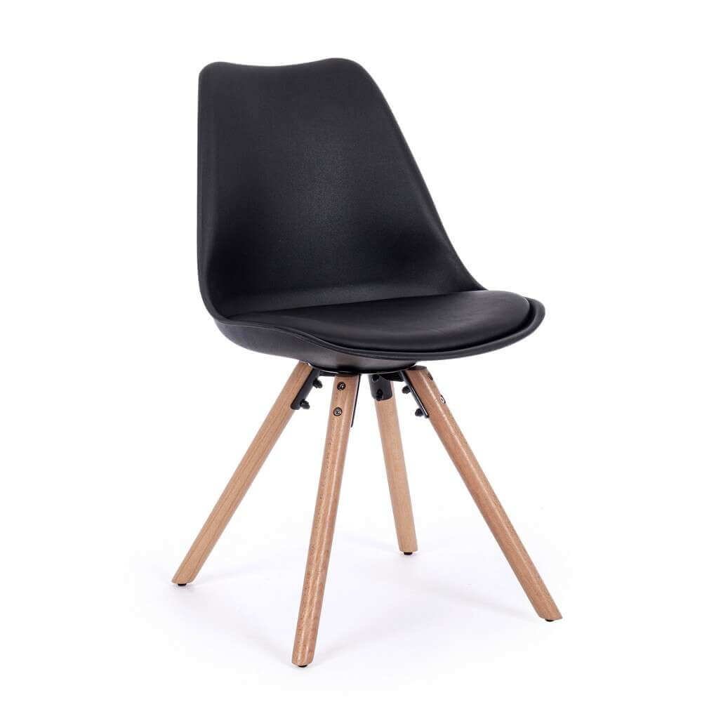 Sedia scandinava con cuscino (4 Pezzi) – FIO