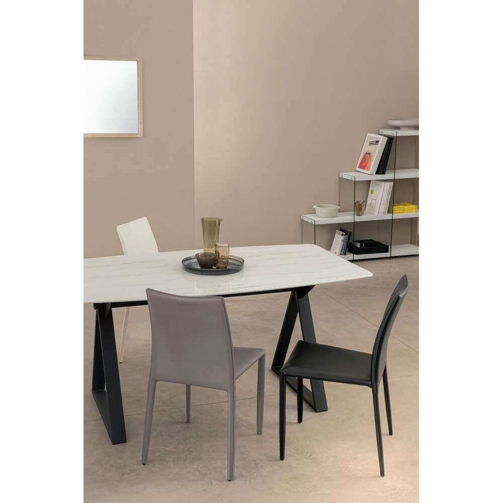 Libreria Scala Bianca 122X29.5 H120 – ELISE