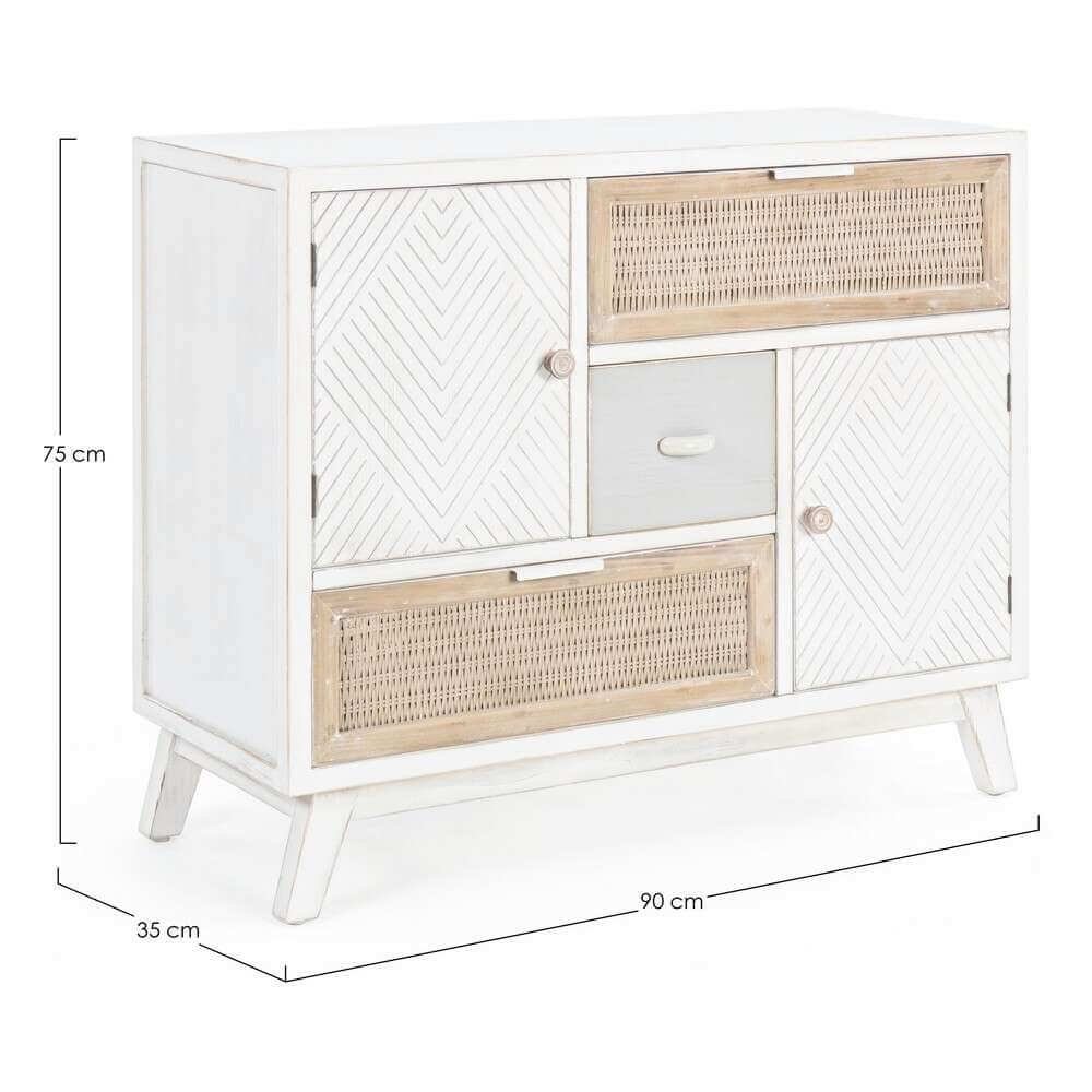 Credenza 2 ante 3 cassetti – ELEANOR