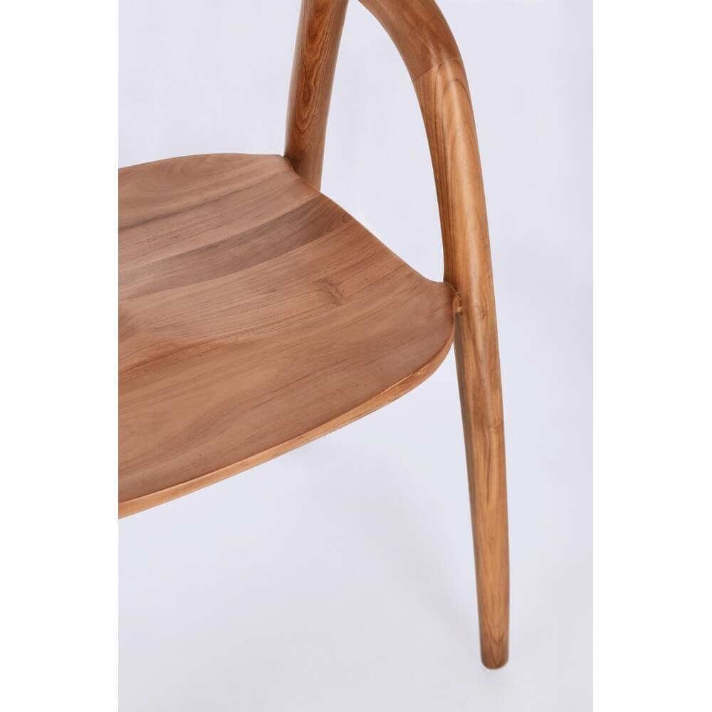 Sedia Dotty moderna in legno naturale (2 Pezzi) – ELOISE