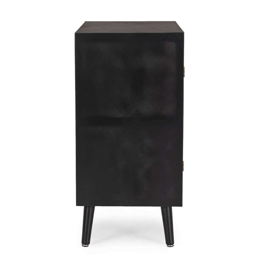 Credenza un’anta 4 cassetti nera ( Pezzi) – JOSIE