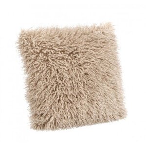 Cuscino a pelo lungo Beige 45X45 – SALIM