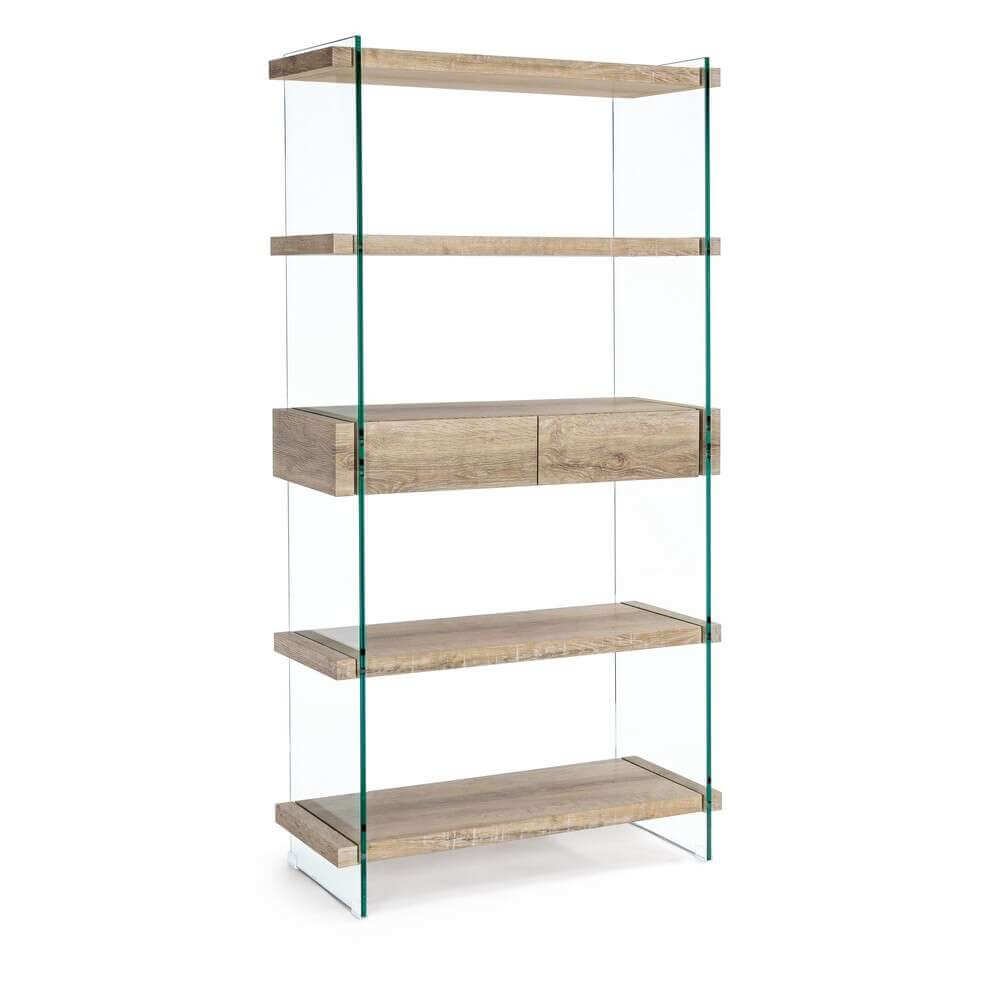 Libreria 4 piani 2 cassetti Line – RAYMOND