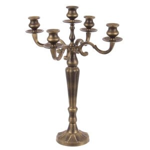 Candelabro Laryn 5 fuochi Brunito H52 – Ilmaris