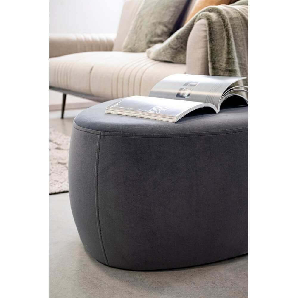 Pouf Grigia Scuro L – WILSON