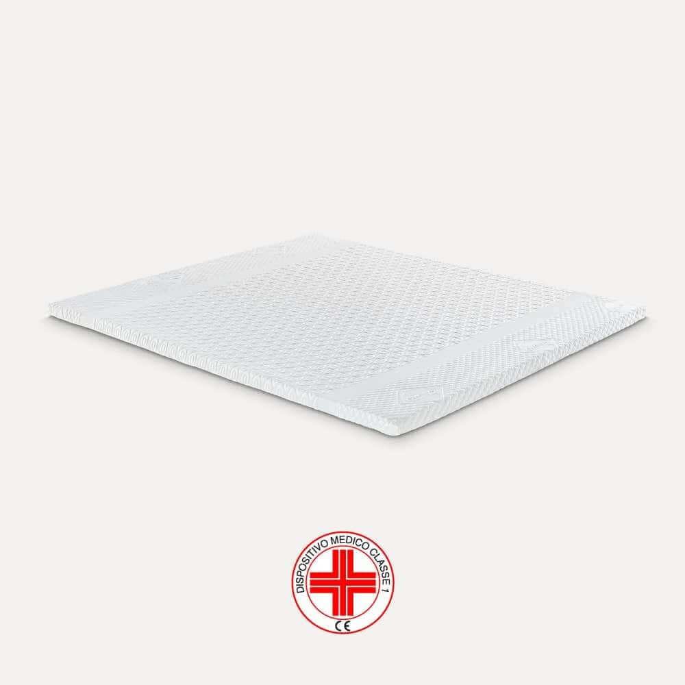 Topper in memory foam Brezee altezza 5 dispositivo medico Sfoderabile – Memory 5S