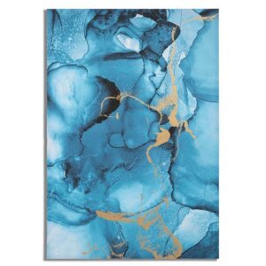 Decorazione Parete Ferro Tondo cm 78,5X5X74 – BLU REY