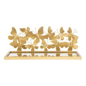 Comodino Mensola Motivo Farfalle Coppia cm 43X19,2X16,5 – BUTTERFLIESOPPIA