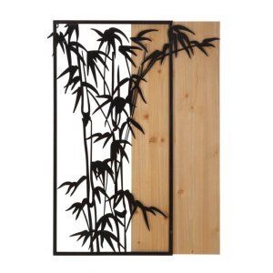 Decorazione Parete Bambù cm 58X2X80 – BAMBOO